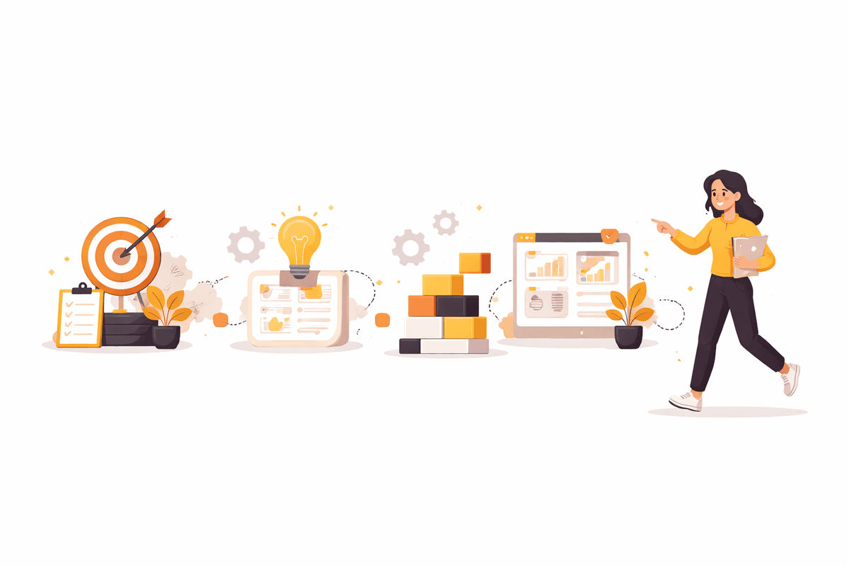 Illustration accompanying the getting started guide